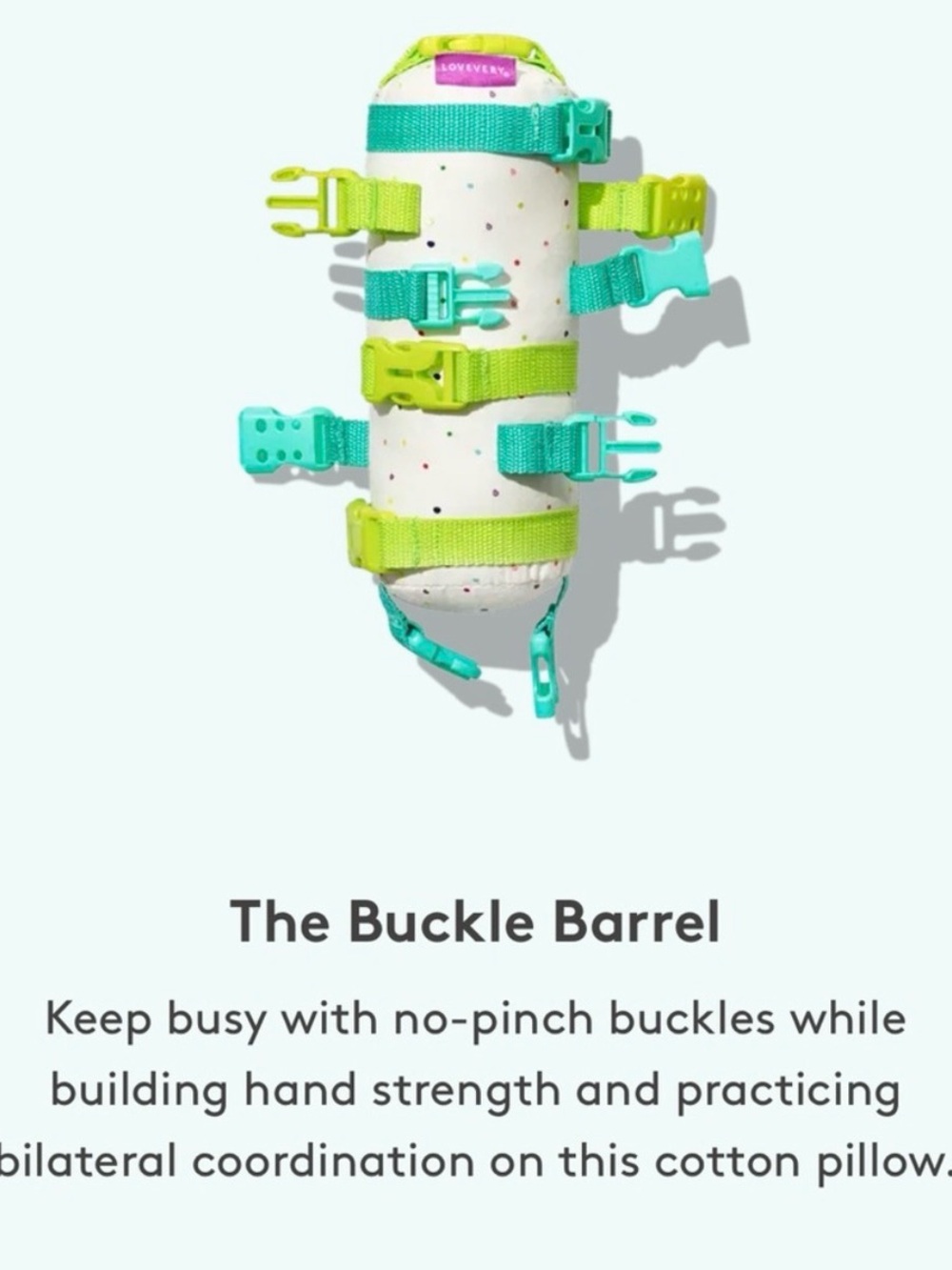 Lovevery the Buckle Barrel